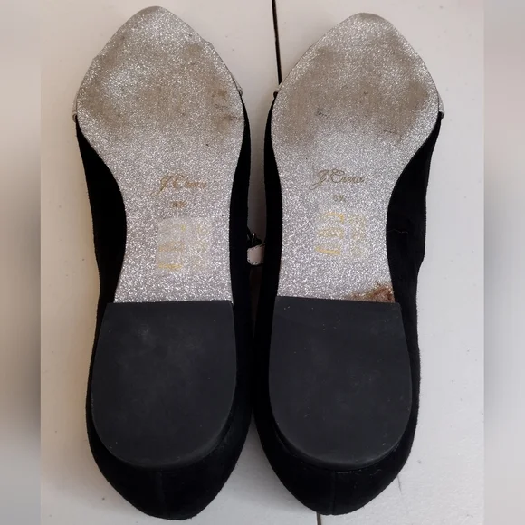 J. Crew Velvet Marina Holiday Jane With Jewels Embellished Flat Loafers Size 8.5 - Picture 9 of 13
